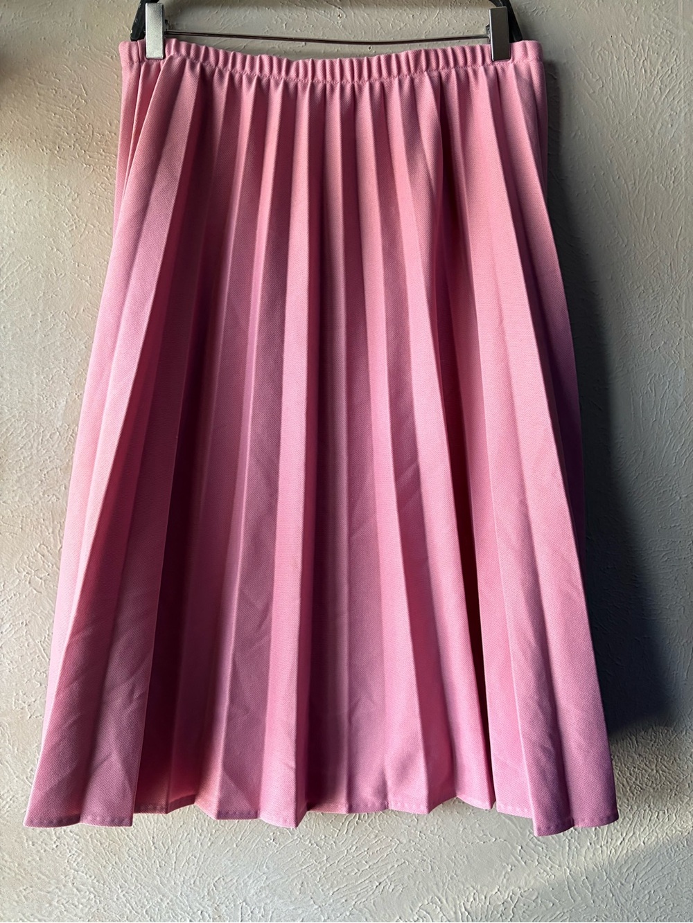 Tai Pink Pleated Circle Skirt